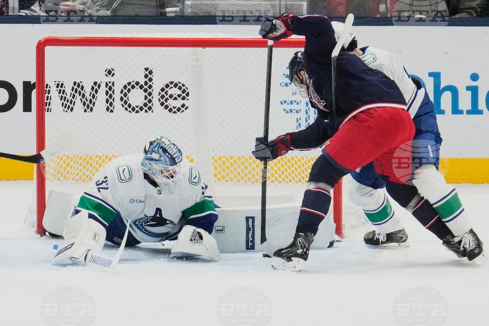 Canucks Blue Jackets Hockey