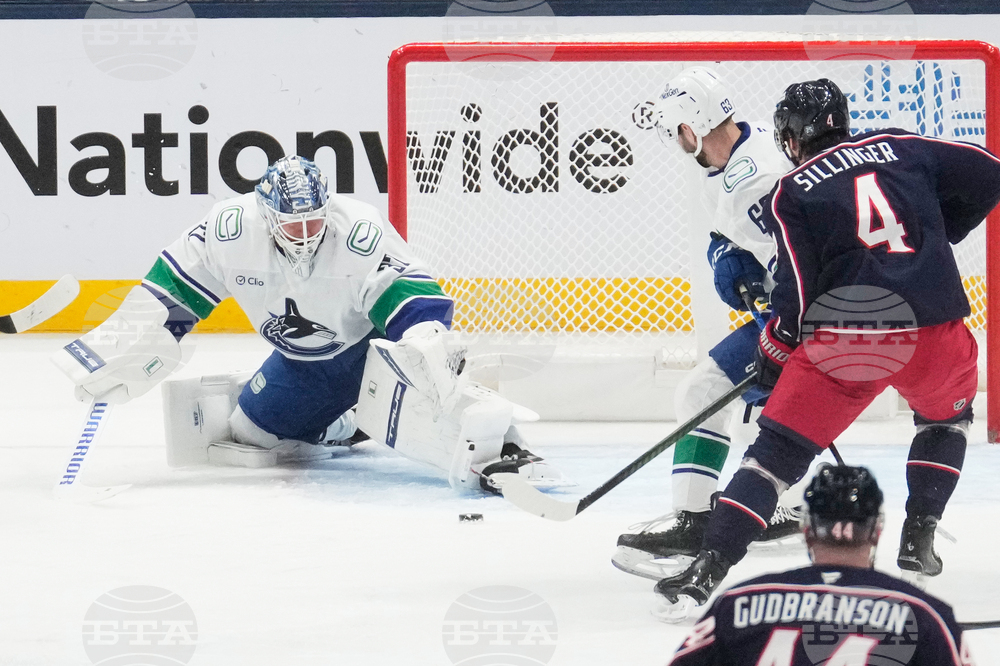 Canucks Blue Jackets Hockey
