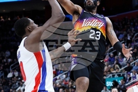 Suns Pistons Basketball