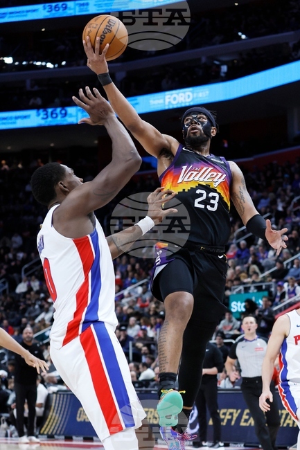 Suns Pistons Basketball