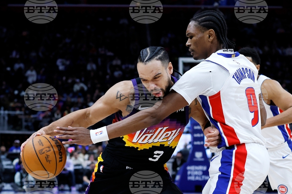 Suns Pistons Basketball