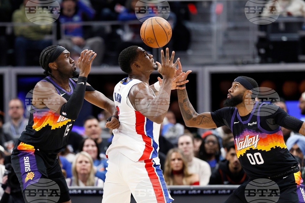 Suns Pistons Basketball