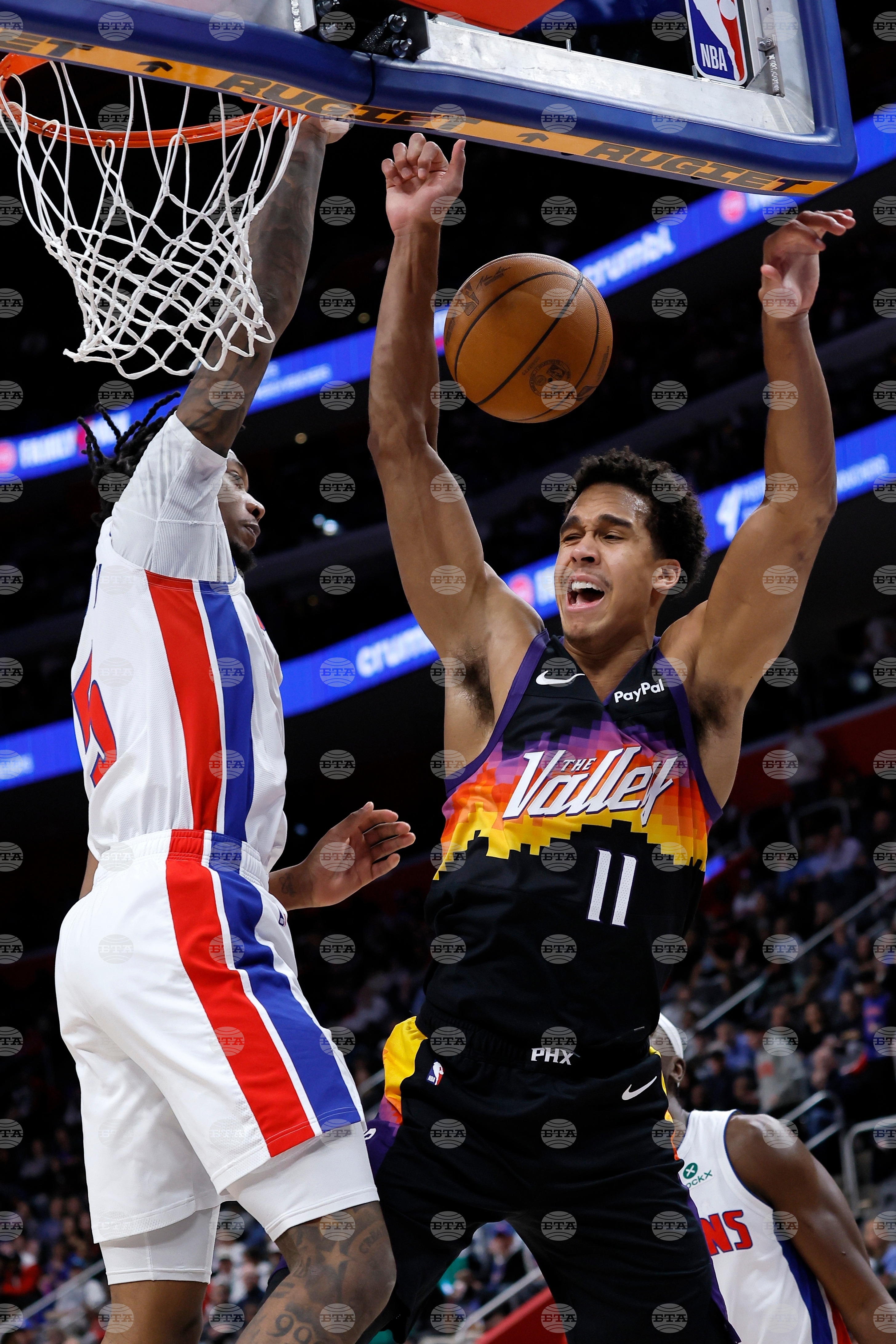 Suns Pistons Basketball