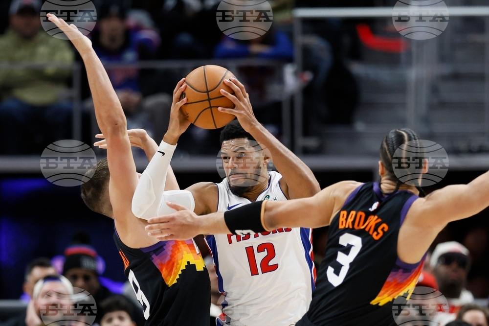 Suns Pistons Basketball