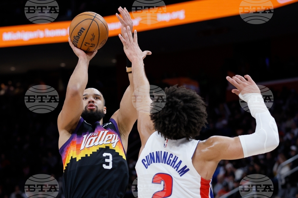 Suns Pistons Basketball