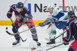 Canucks Blue Jackets Hockey