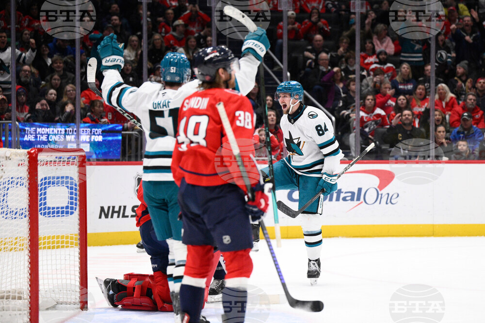 Sharks Capitals Hockey