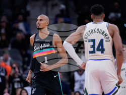 Bucks Spurs Basketball