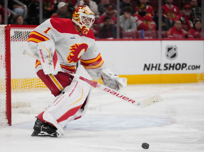 Flames Blackhawks Hockey