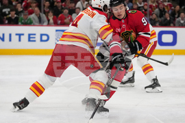 Flames Blackhawks Hockey