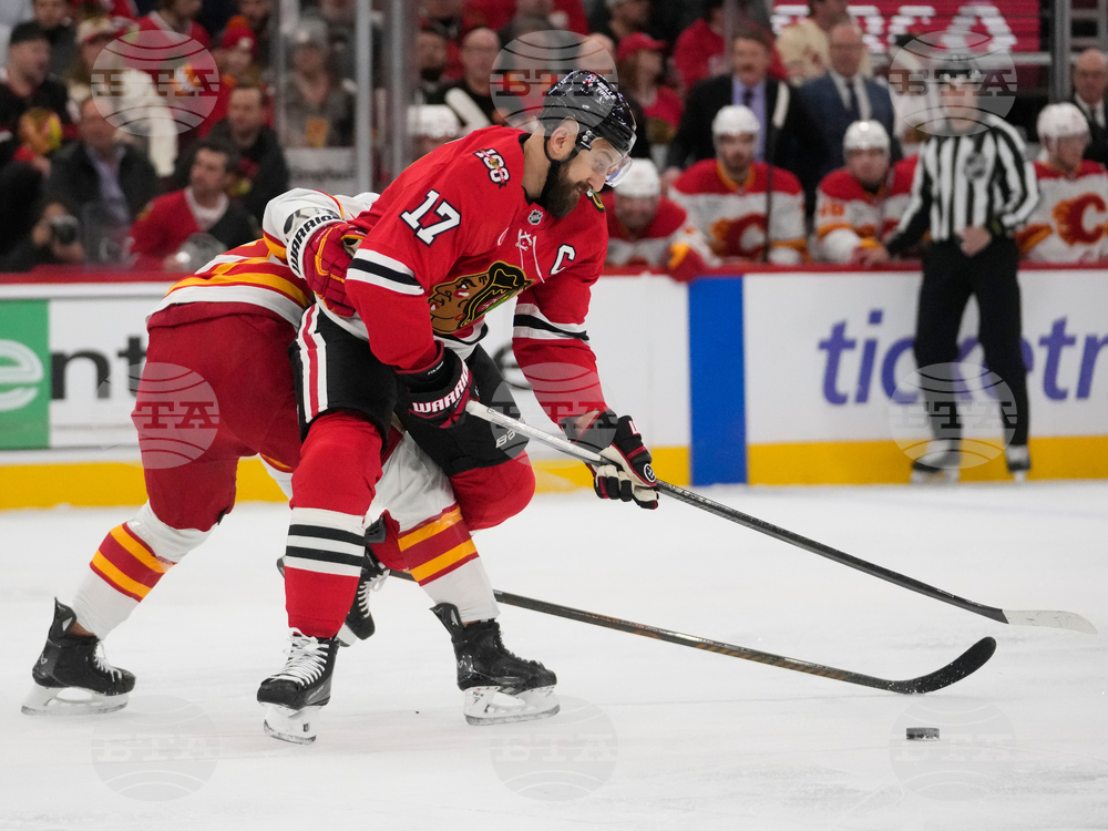 Flames Blackhawks Hockey