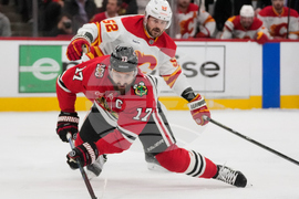 Flames Blackhawks Hockey