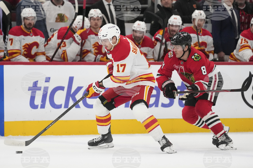 Flames Blackhawks Hockey