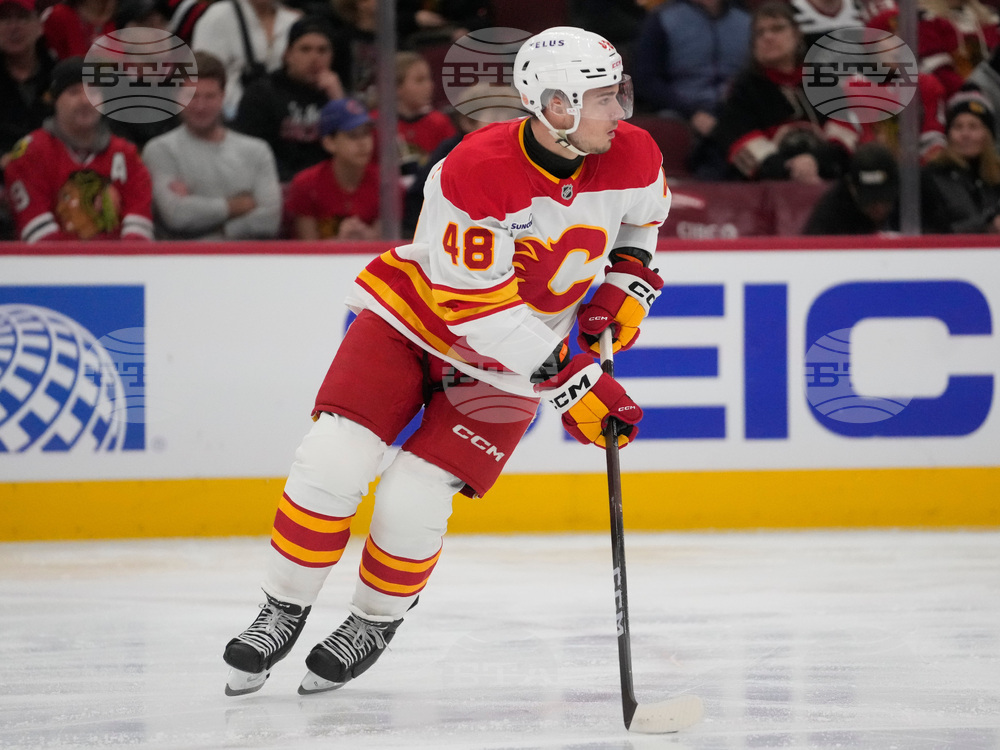 Flames Blackhawks Hockey