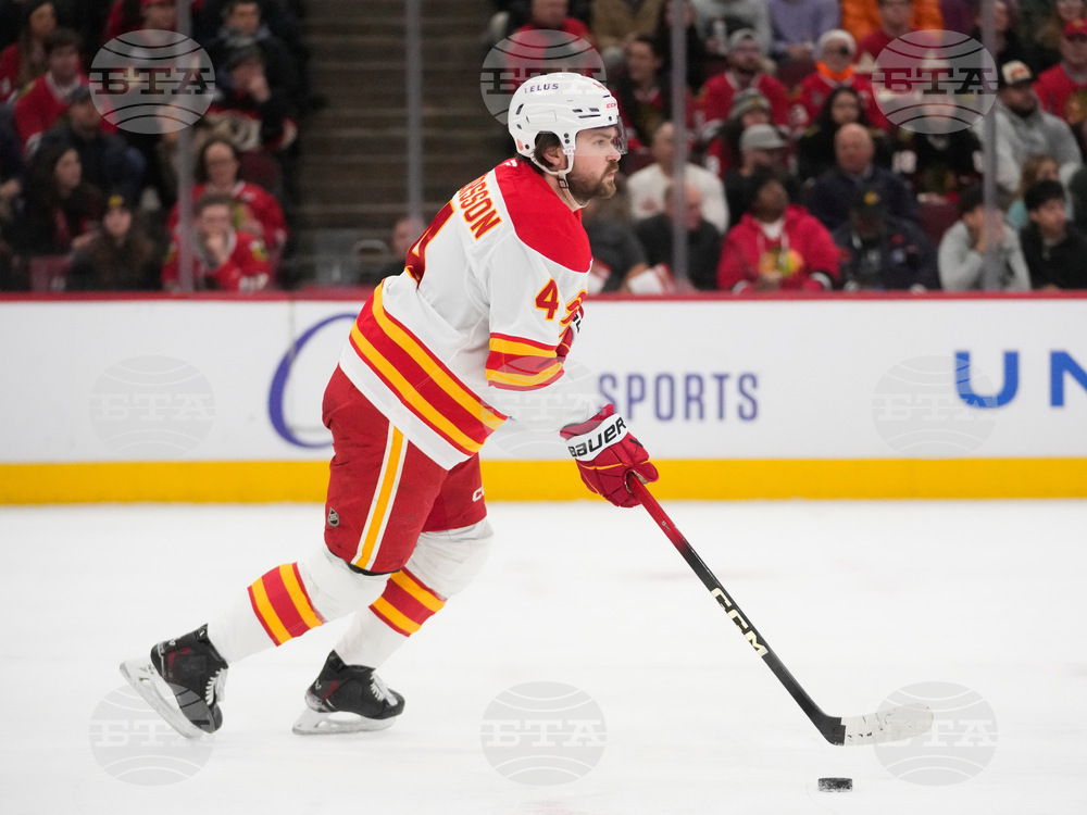 Flames Blackhawks Hockey