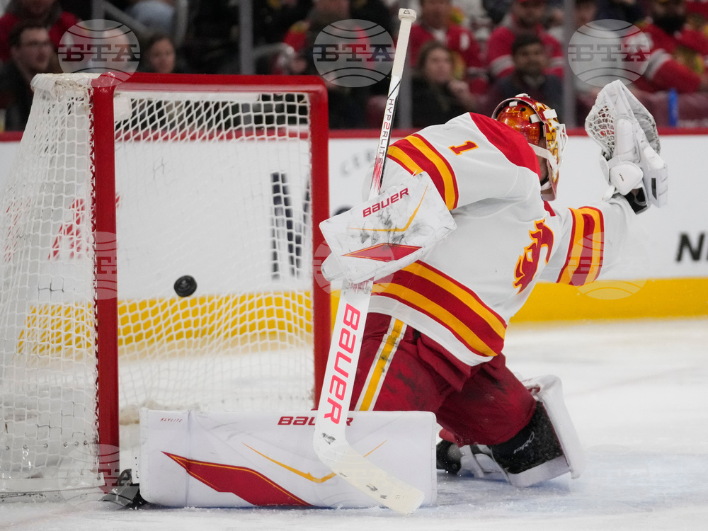 Flames Blackhawks Hockey