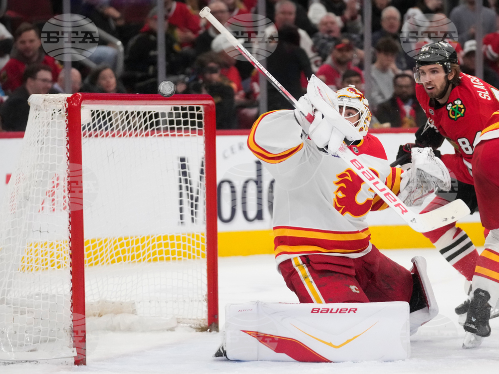 Flames Blackhawks Hockey