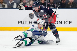 Canucks Blue Jackets Hockey