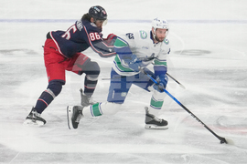 Canucks Blue Jackets Hockey