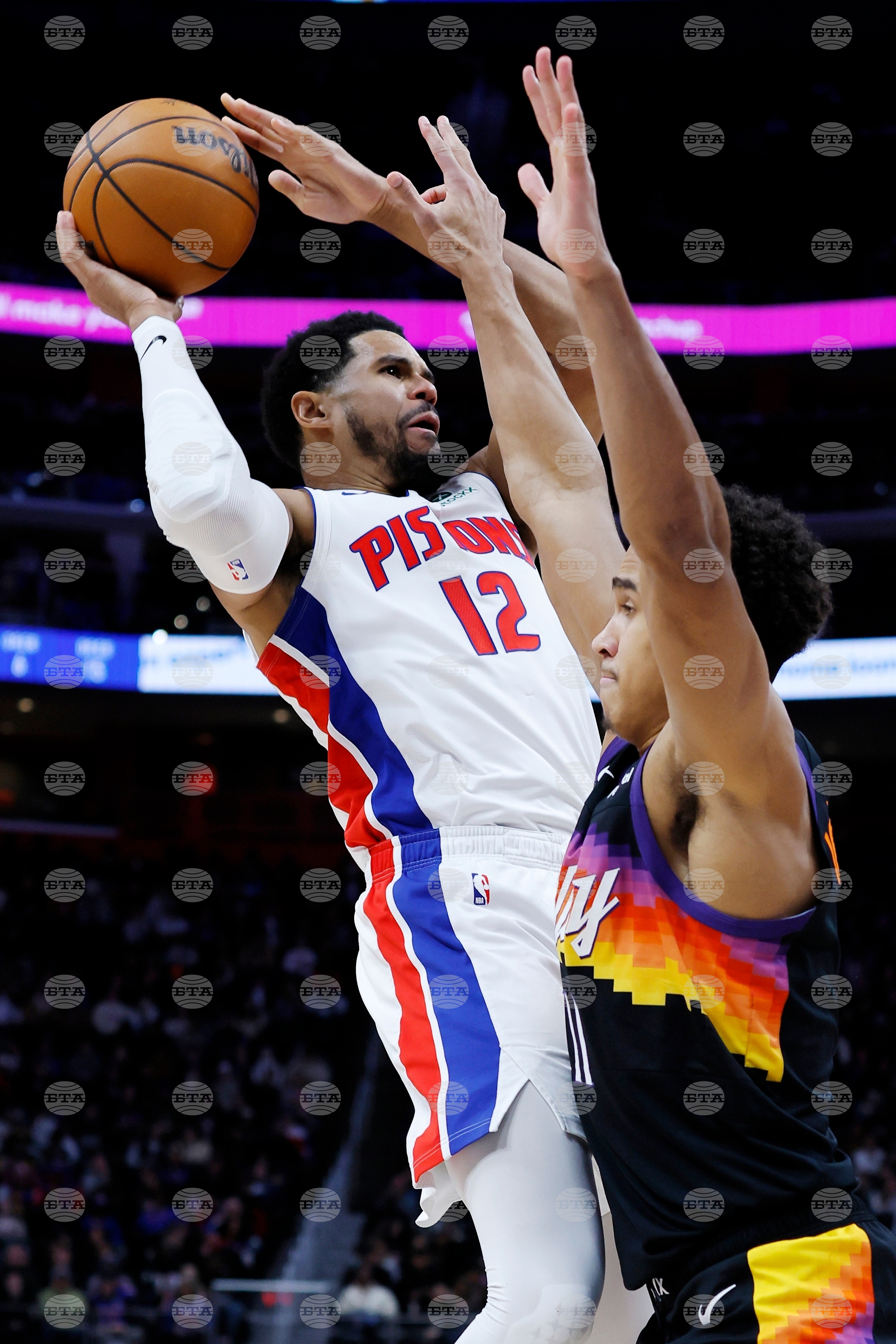 Suns Pistons Basketball