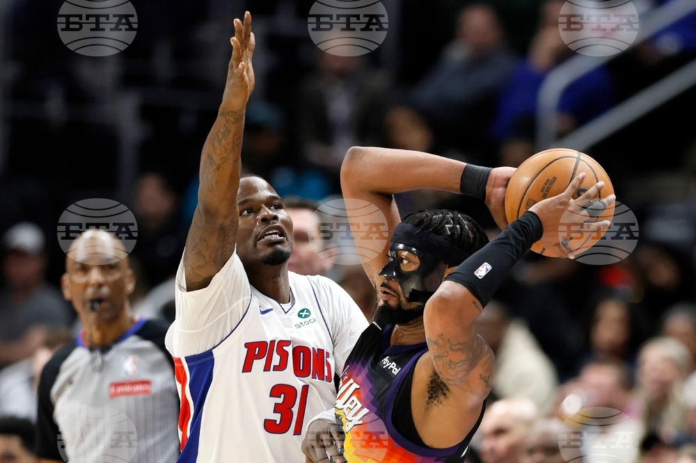 Suns Pistons Basketball
