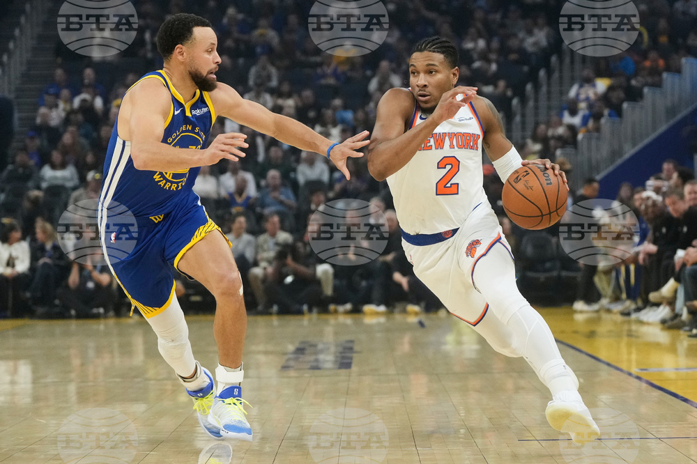 Knicks Warriors Basketball