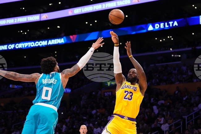 Hornets Lakers Basketball