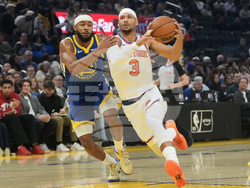 Knicks Warriors Basketball
