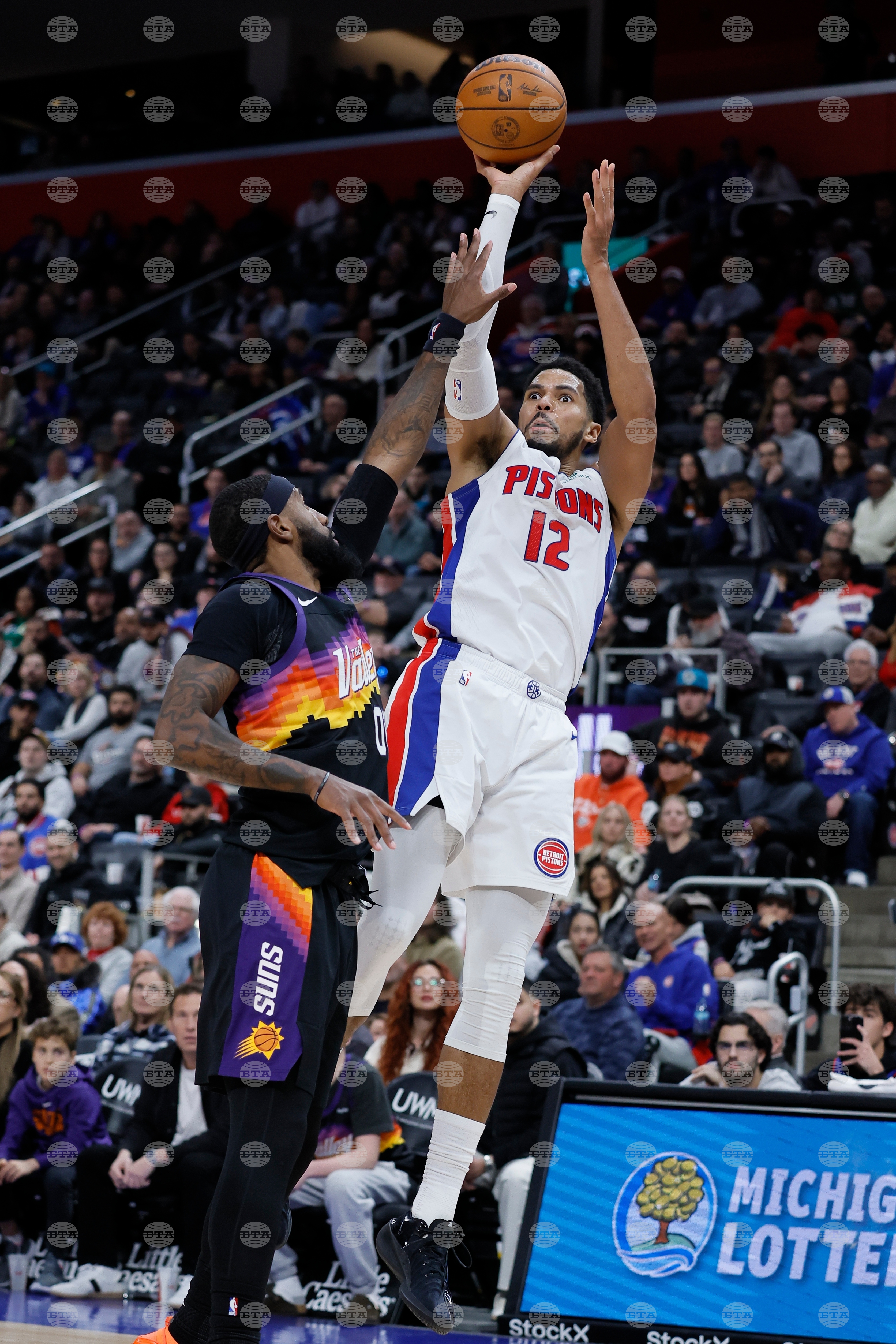 Suns Pistons Basketball