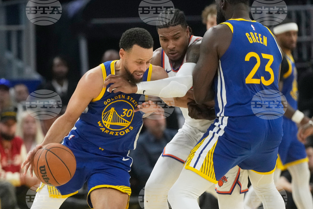 Knicks Warriors Basketball