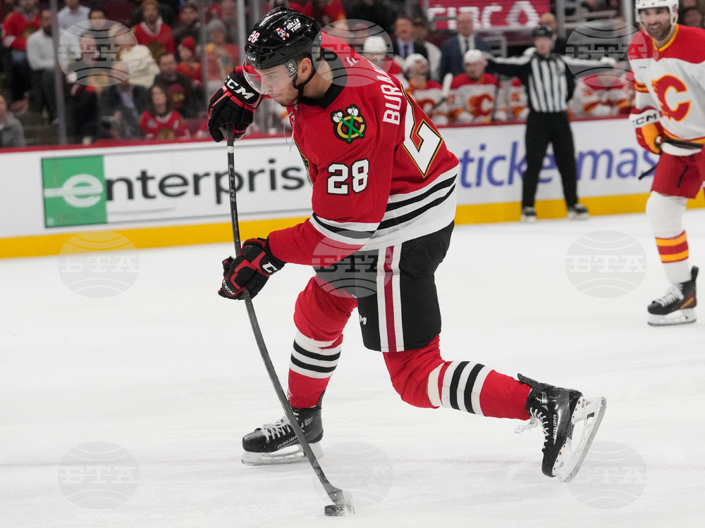 Flames Blackhawks Hockey