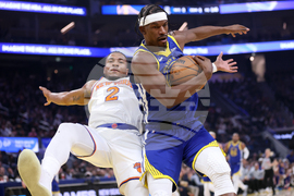 Knicks Warriors Basketball