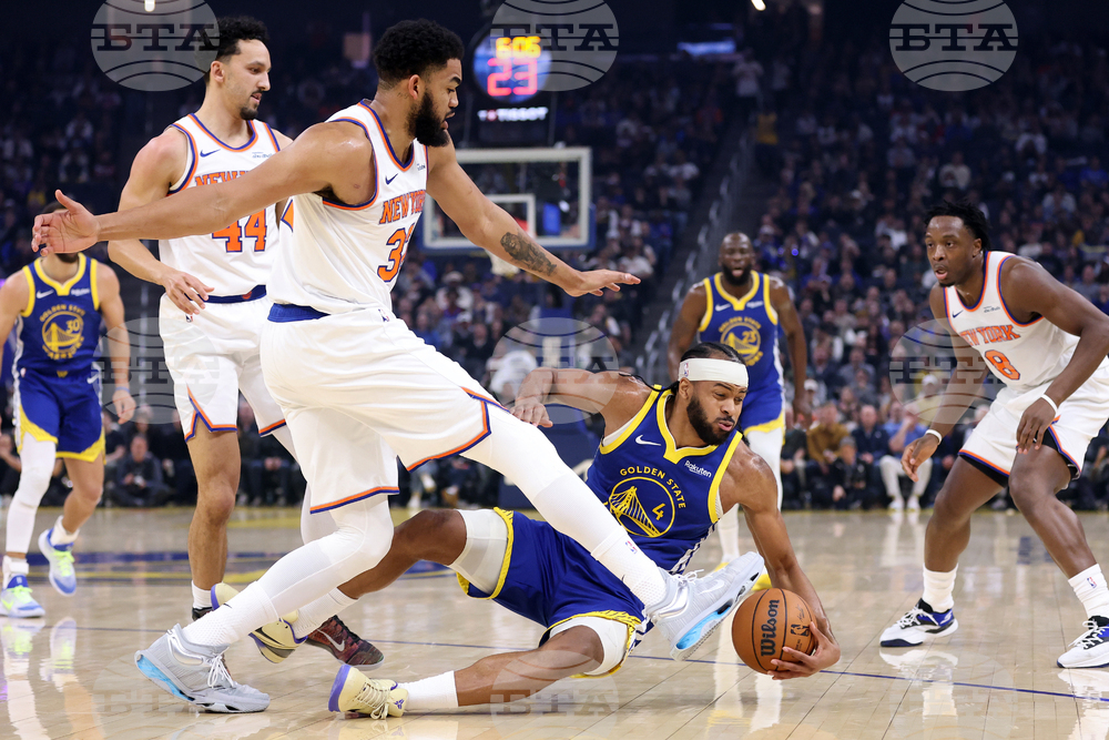 Knicks Warriors Basketball