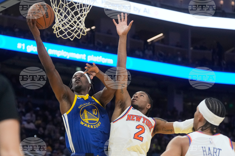 Knicks Warriors Basketball