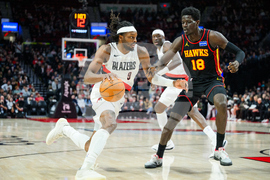 Hawks Trail Blazers Basketball
