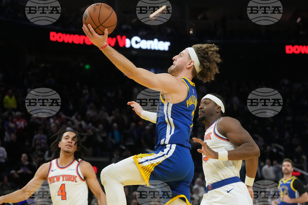 Knicks Warriors Basketball