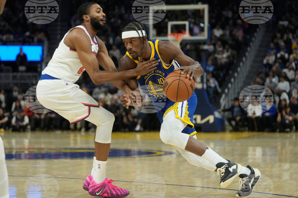 Knicks Warriors Basketball