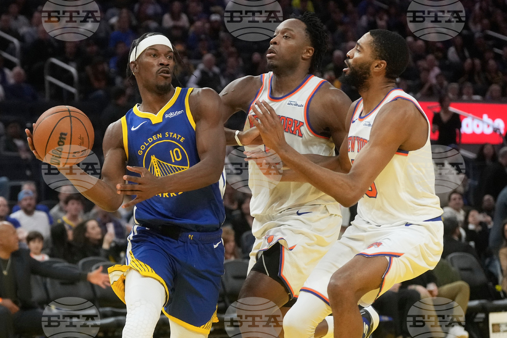 Knicks Warriors Basketball