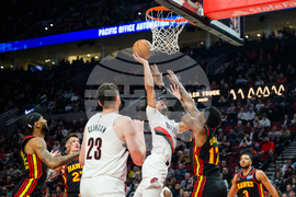 Hawks Trail Blazers Basketball