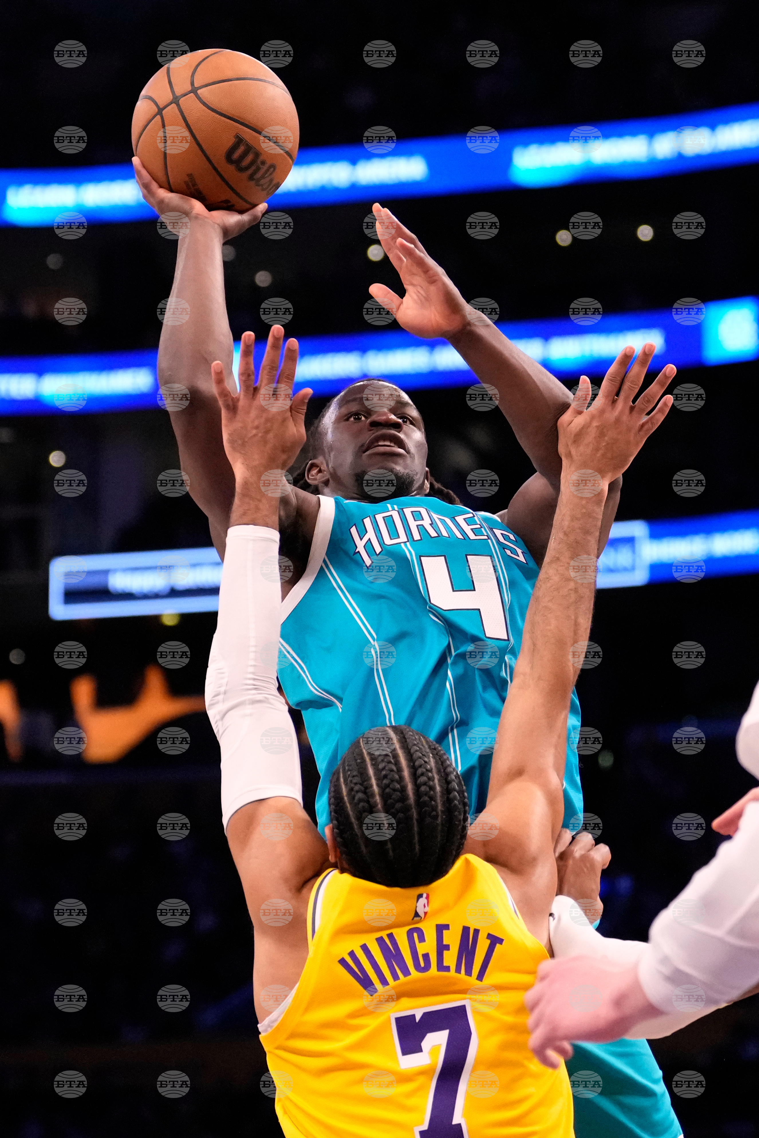 Hornets Lakers Basketball
