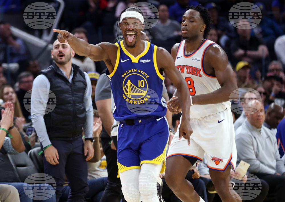 Knicks Warriors Basketball