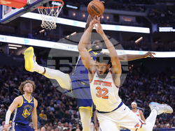Knicks Warriors Basketball