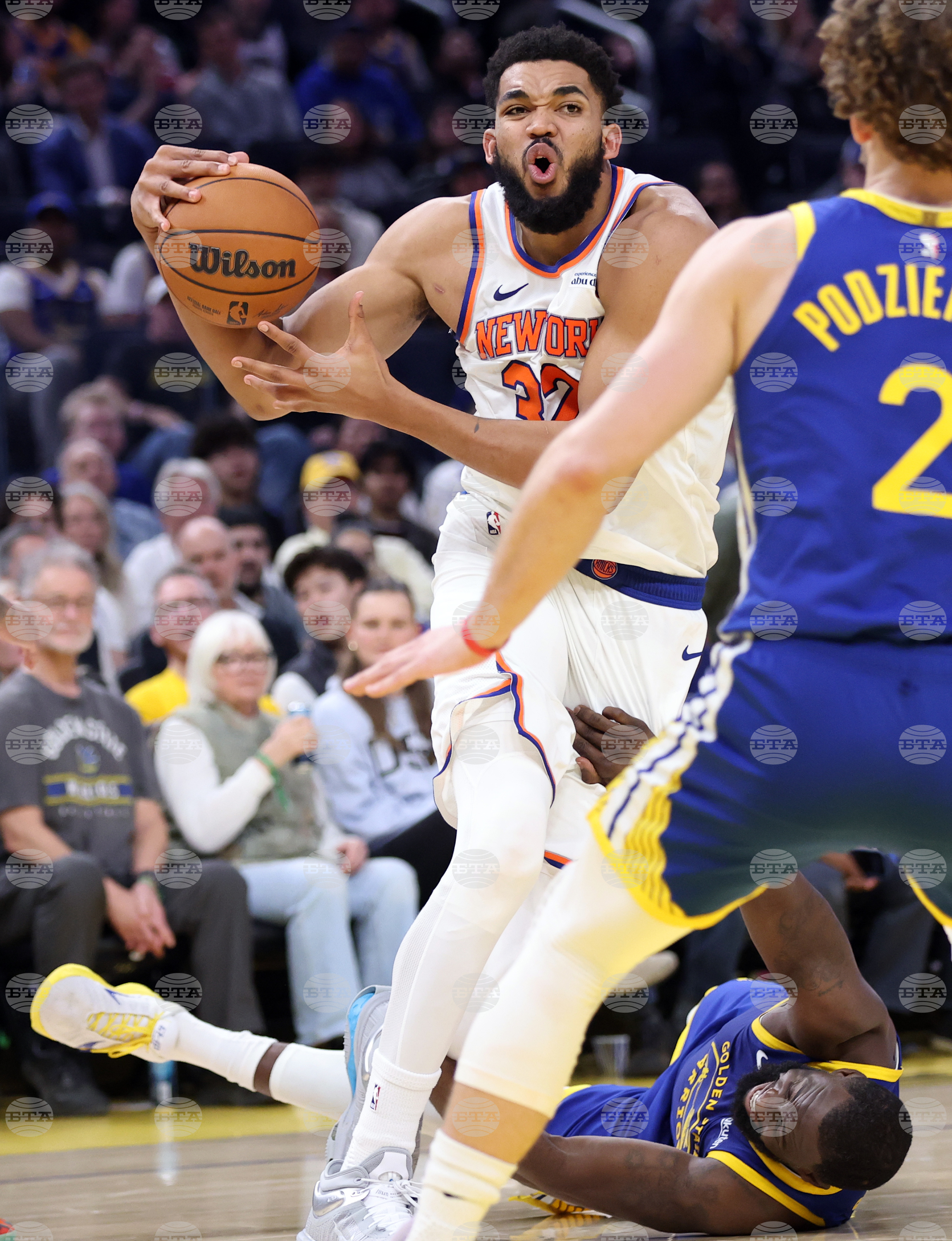 Knicks Warriors Basketball