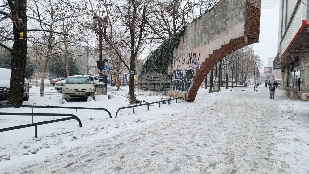 Румъния - Букурещ - зимна обстановка