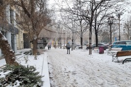 Румъния - Букурещ - зимна обстановка