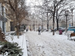 Румъния - Букурещ - зимна обстановка