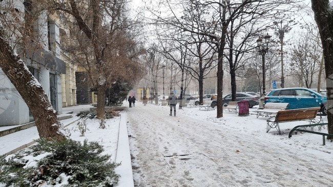 Румъния - Букурещ - зимна обстановка