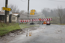 Село Веселие - село Росен - път - състояние