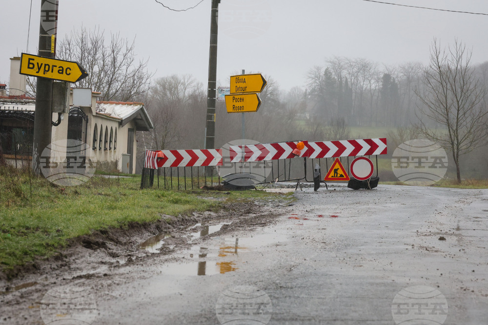 Село Веселие - село Росен - път - състояние