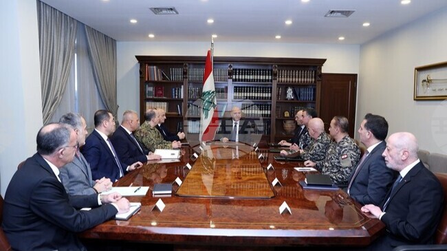 ННА: Ливанският президент свика заседание с представители на службите и силите за сигурност преди конференцията в Париж